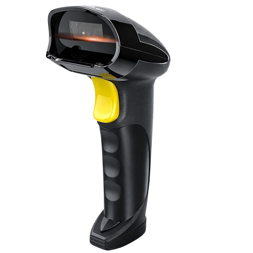 Scanner barcode eksternal untuk input produk
